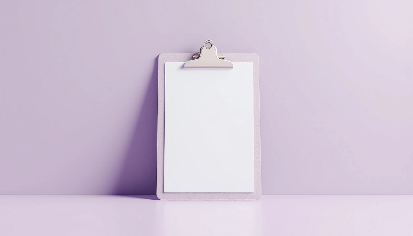 Un porte-bloc posé debout