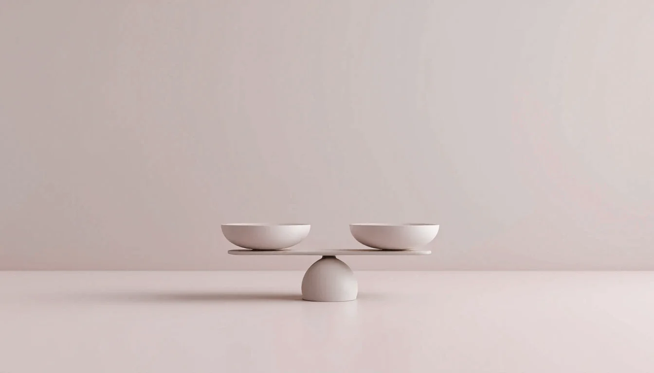 Une balance déséquilibrée