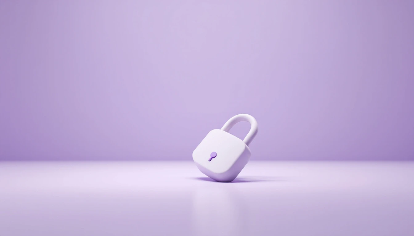 Un cadenas posé sur le côté