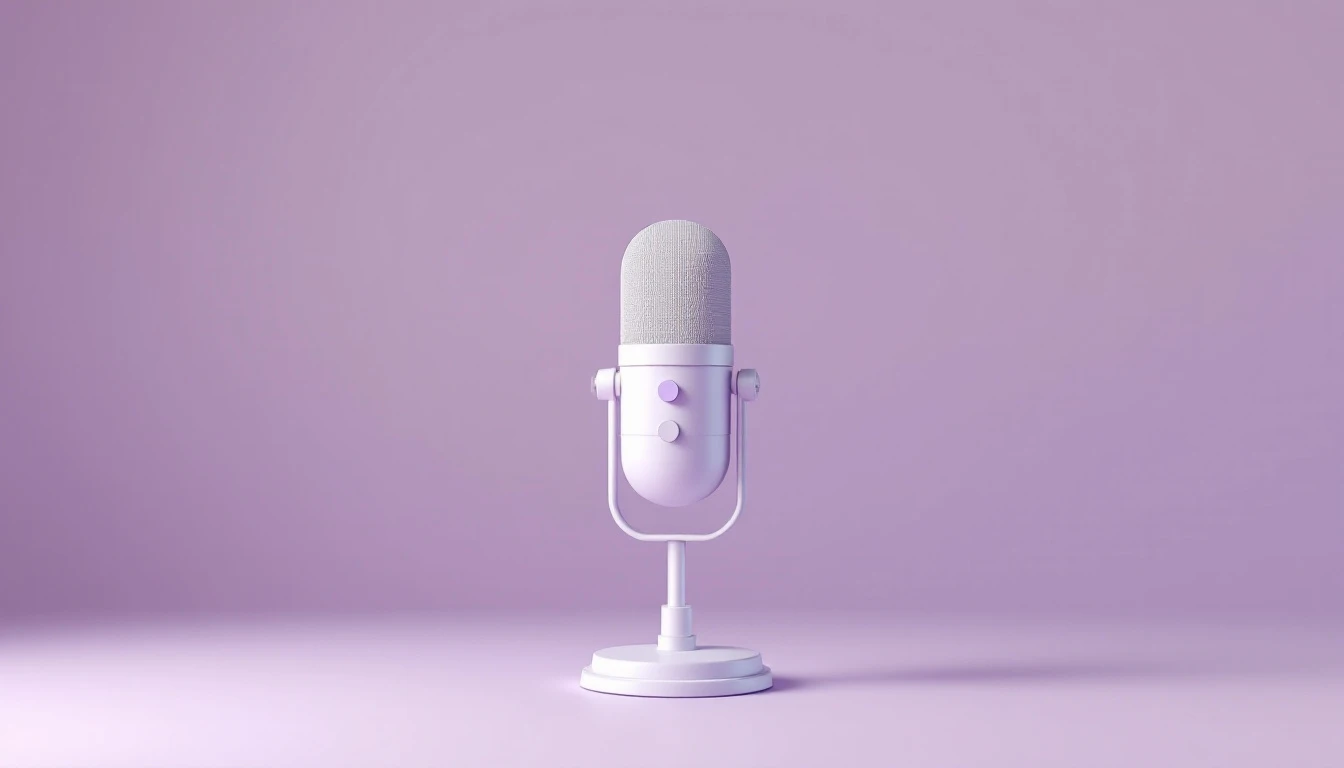 Un microphone de studio