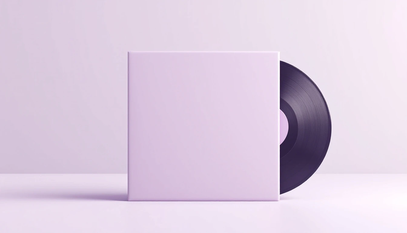 Un disque posé sur la tranche