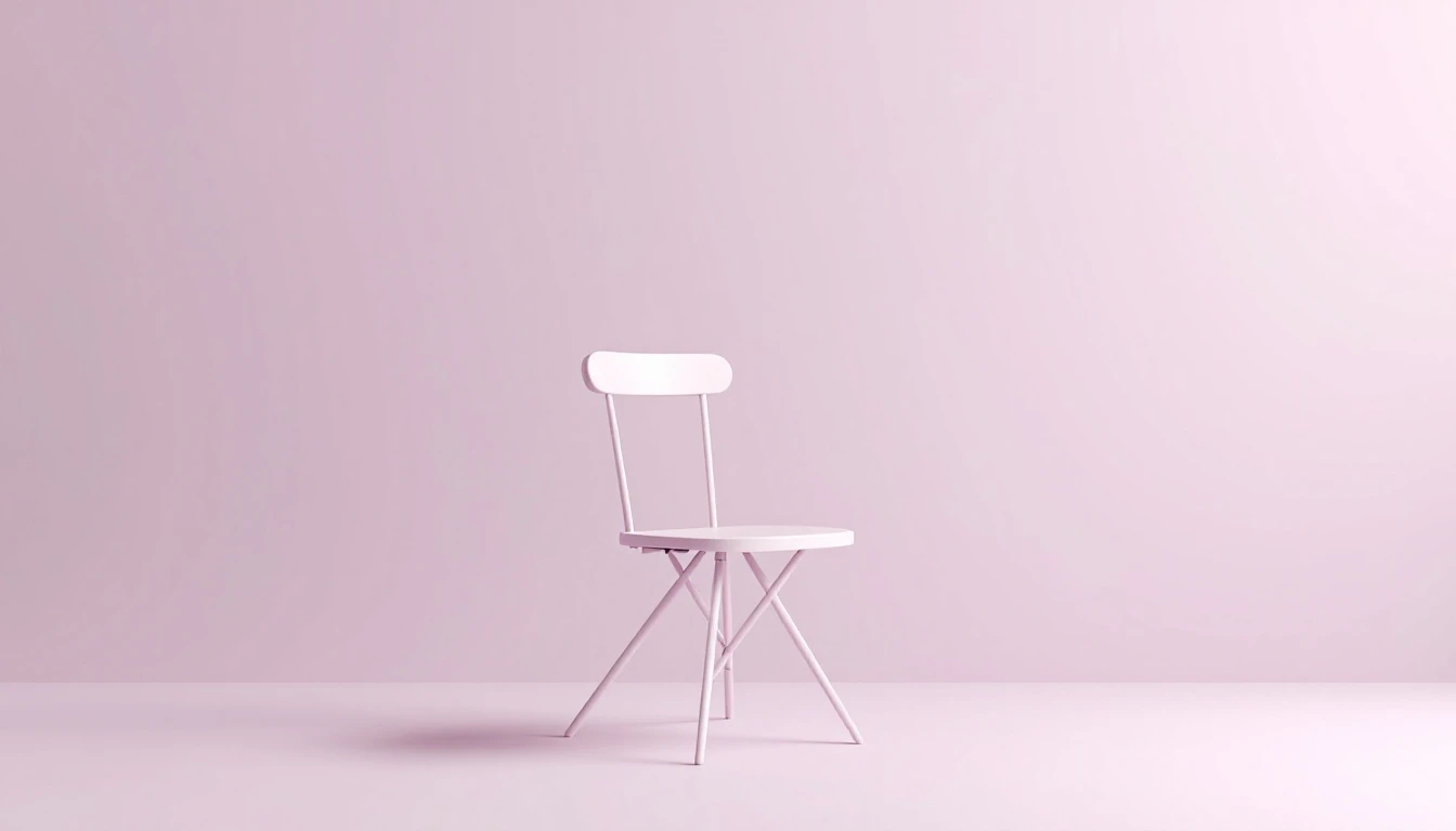 Une chaise de bistrot