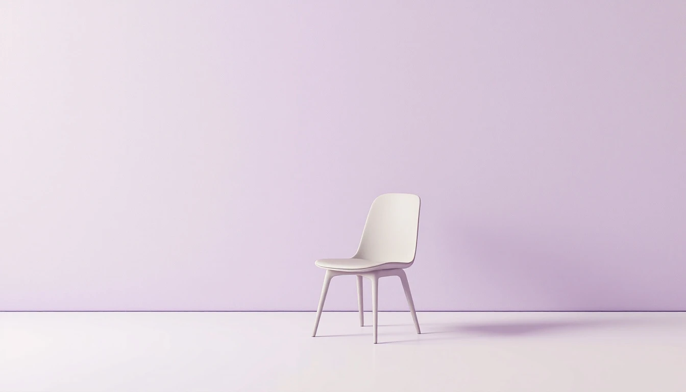 Une chaise de bistrot