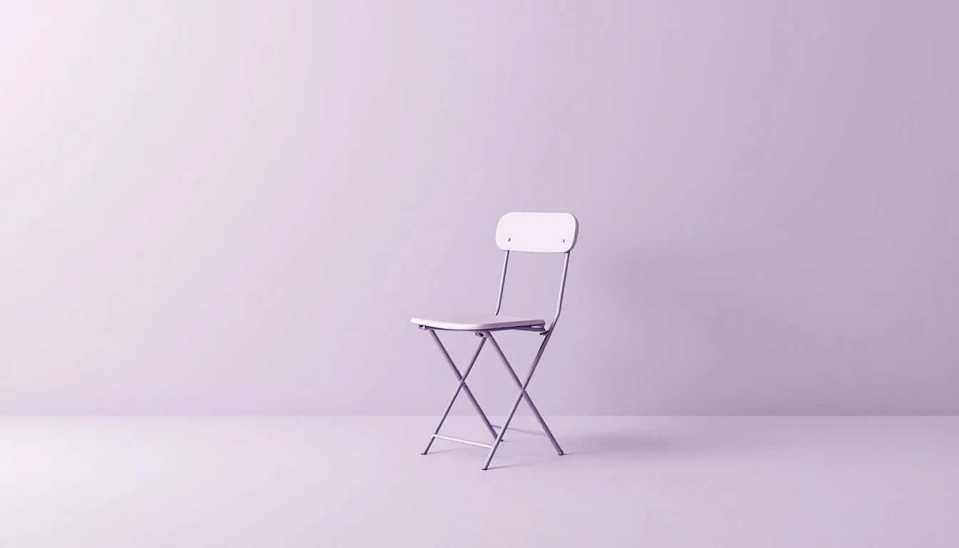 Une chaise de bistrot