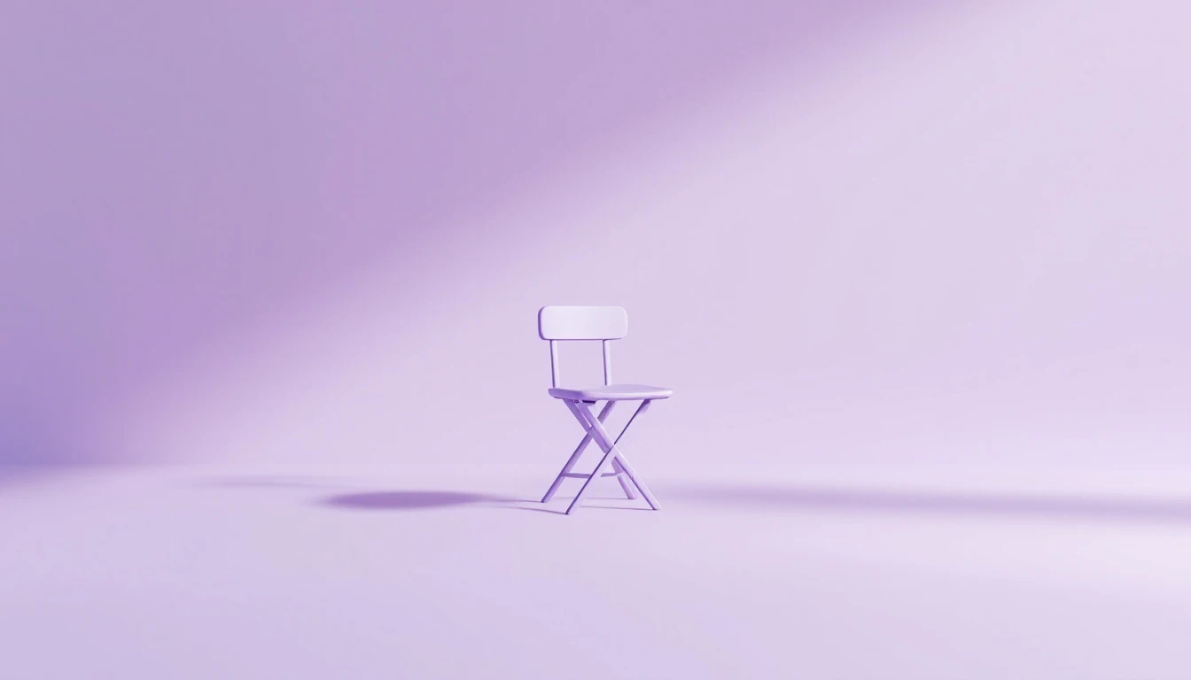 Une chaise de bistrot