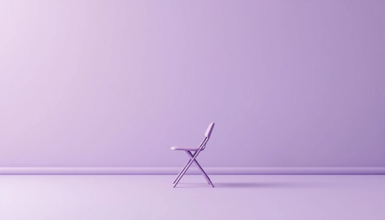 Une chaise de bistrot