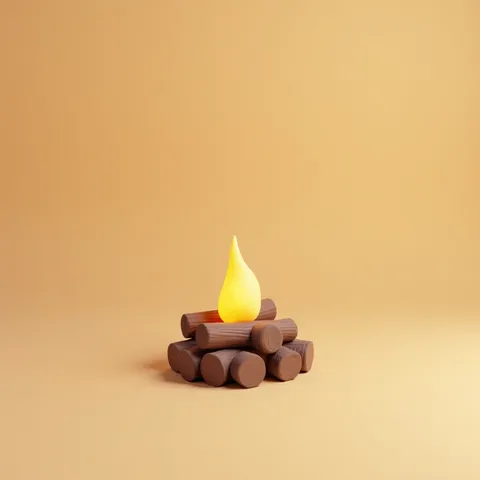 Repos et feu de camp